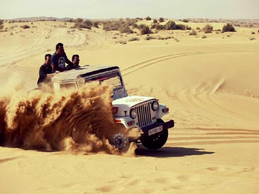 Golden Sandstone Hotel Desert Safari Camp Jaisalmer Exterior foto