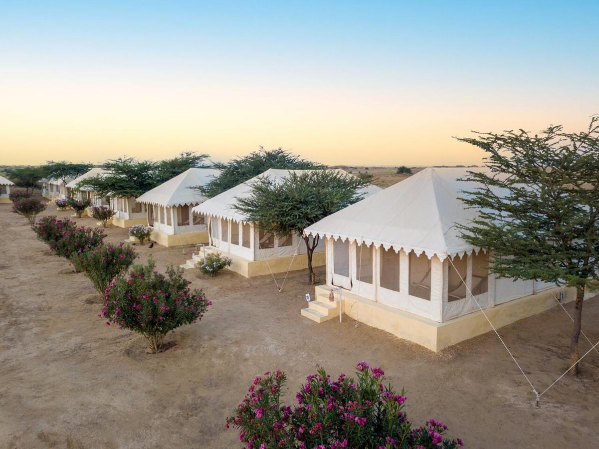 Golden Sandstone Hotel Desert Safari Camp Jaisalmer Exterior foto