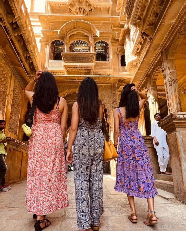Golden Sandstone Hotel Desert Safari Camp Jaisalmer Exterior foto